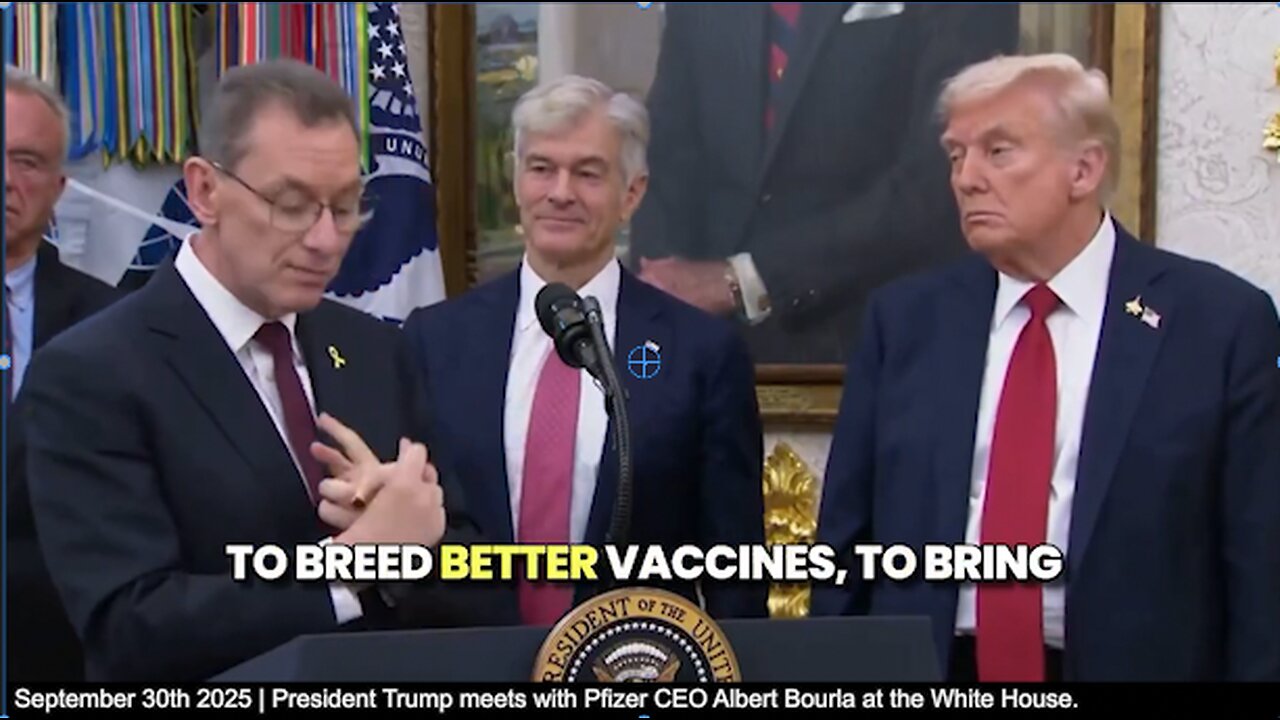 MAHA Teams Up With Pfizer | Pfizer Will Receive $70 Billion from U.S. Tax Payers + (Pfizer CEO Albert Bourla) He did a fantastic job with Covid” - President Trump + Trump Announces Pfizer Deal to Lower Drug Prices