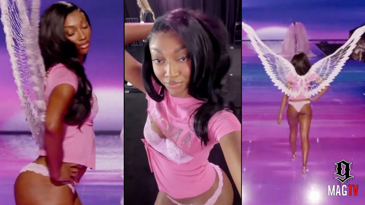 Angel Reese Goes Live After Destroying The Victorias Secret Runway! ๐