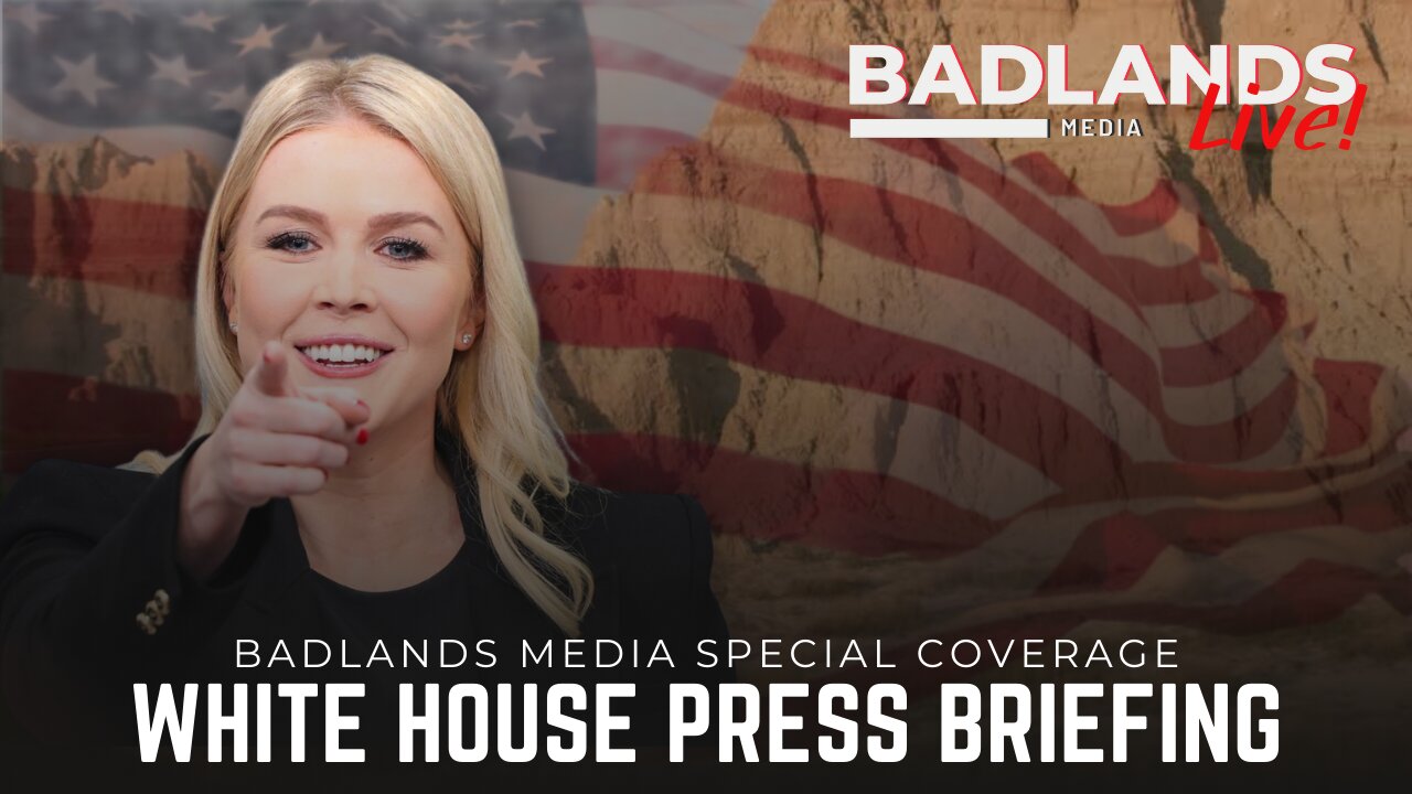 Badlands Media Special Coverage: 4/8/26 - White House Iran Ceasefire Briefing