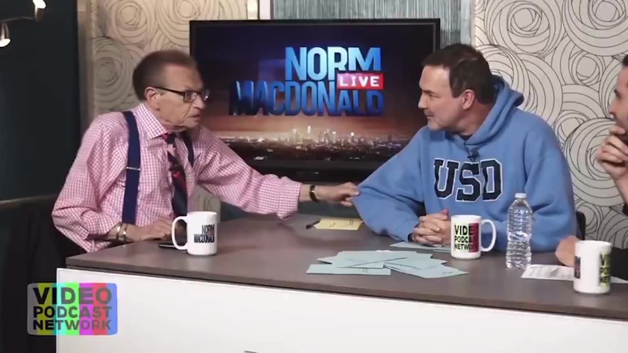 Larry King- “I knew the famous Jewish mobster Meyer Lansky Norm Macdonald- “Of Course”