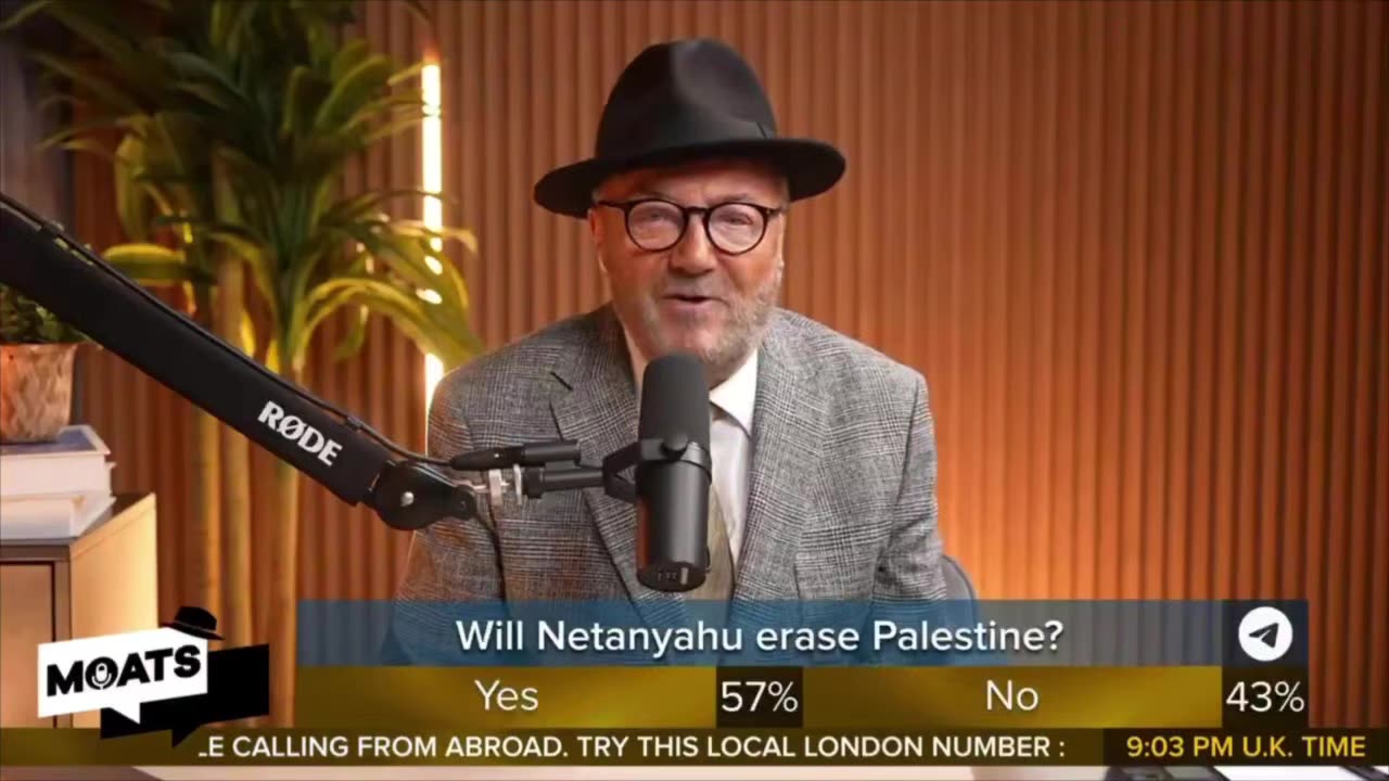 🇬🇧/🇮🇱 NEW: Former British MP George Galloway has been detained under the Terrorism Act