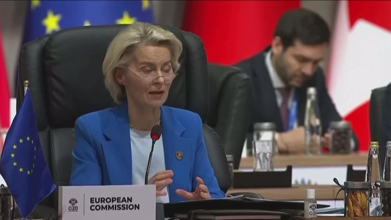 Ursula von der Leyen says We must change this imbalance and that is at the core of Europes