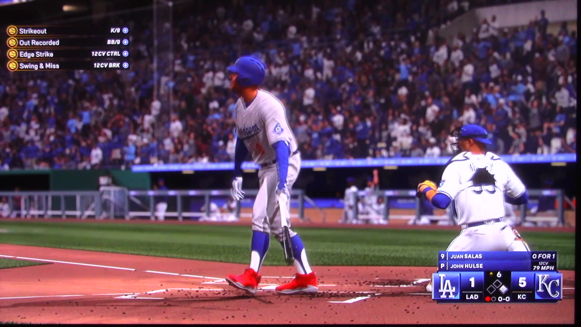 MLB The Show: Kansas City Royals vs Los Angeles Dodgers (S23 G145)