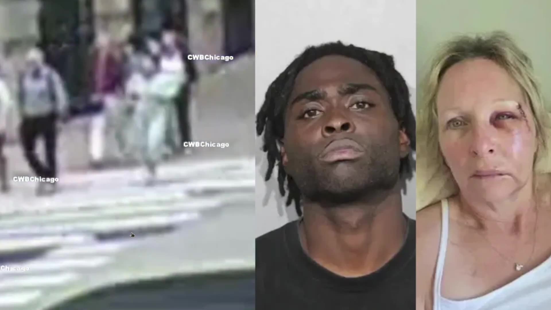 Footage Released Black Man Attacks White Woman 20x times Dems dont Prosecute