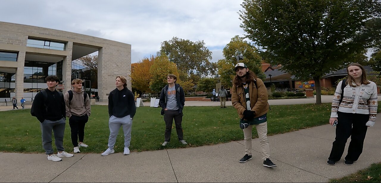 Iowa State University: Christians Protesting the Word of God Being Preached, Mockers Gather, Then Genuine Christians Show Up To Discuss The Evidence of the Bible, Preaching Jesus and Holiness!