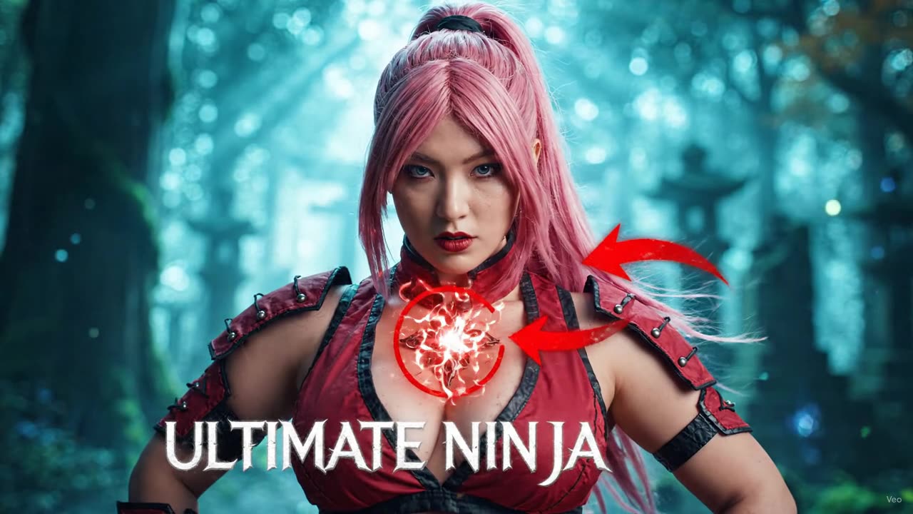 🔥 Curvy Ninja Queen Cosplay 2026 🌸 Ultra Realistic AI Fashion • Epic Anime Inspired Warrior Look