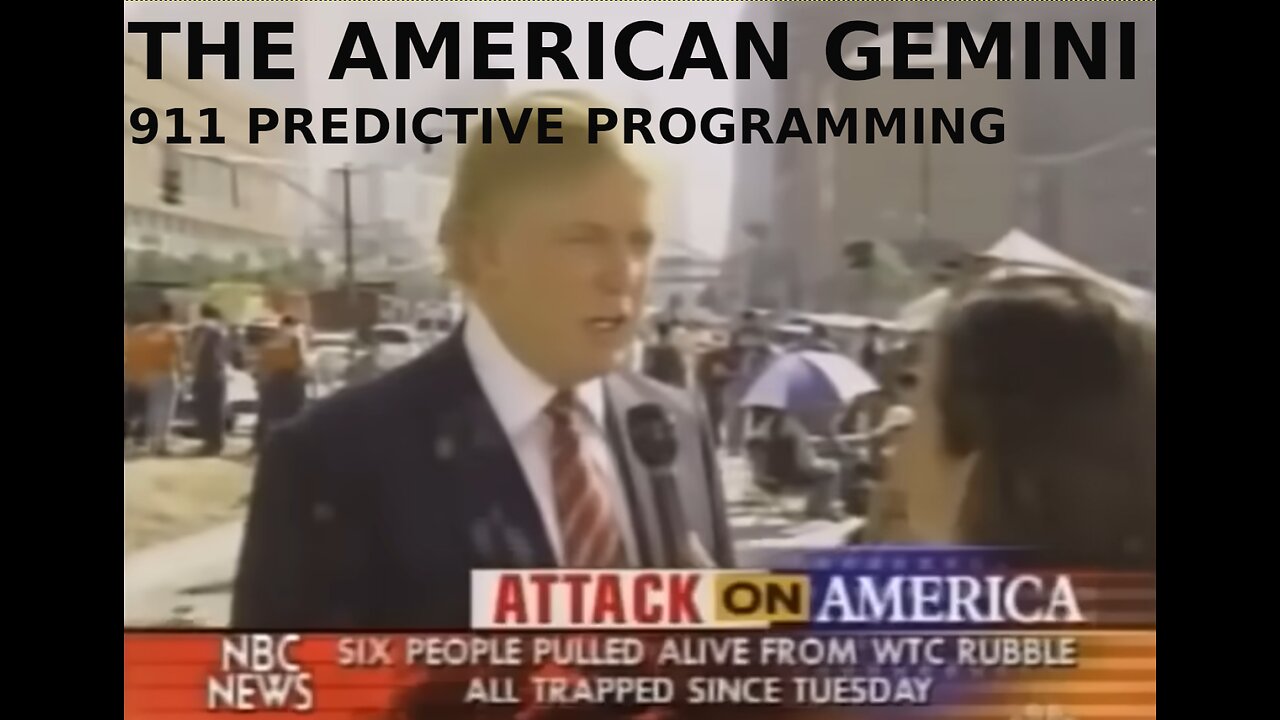 ⬛️🔺🇺🇸 The American Gemini ▪️ Trump; 9/11; Predictive Programming