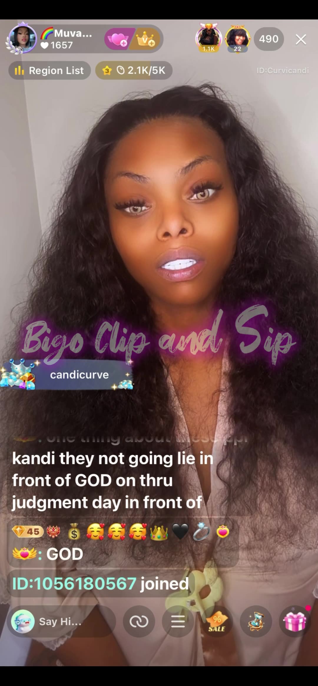MuvaCandy has some words for Liyah after cutting her out show 12/8/25 #bigoclipandsip