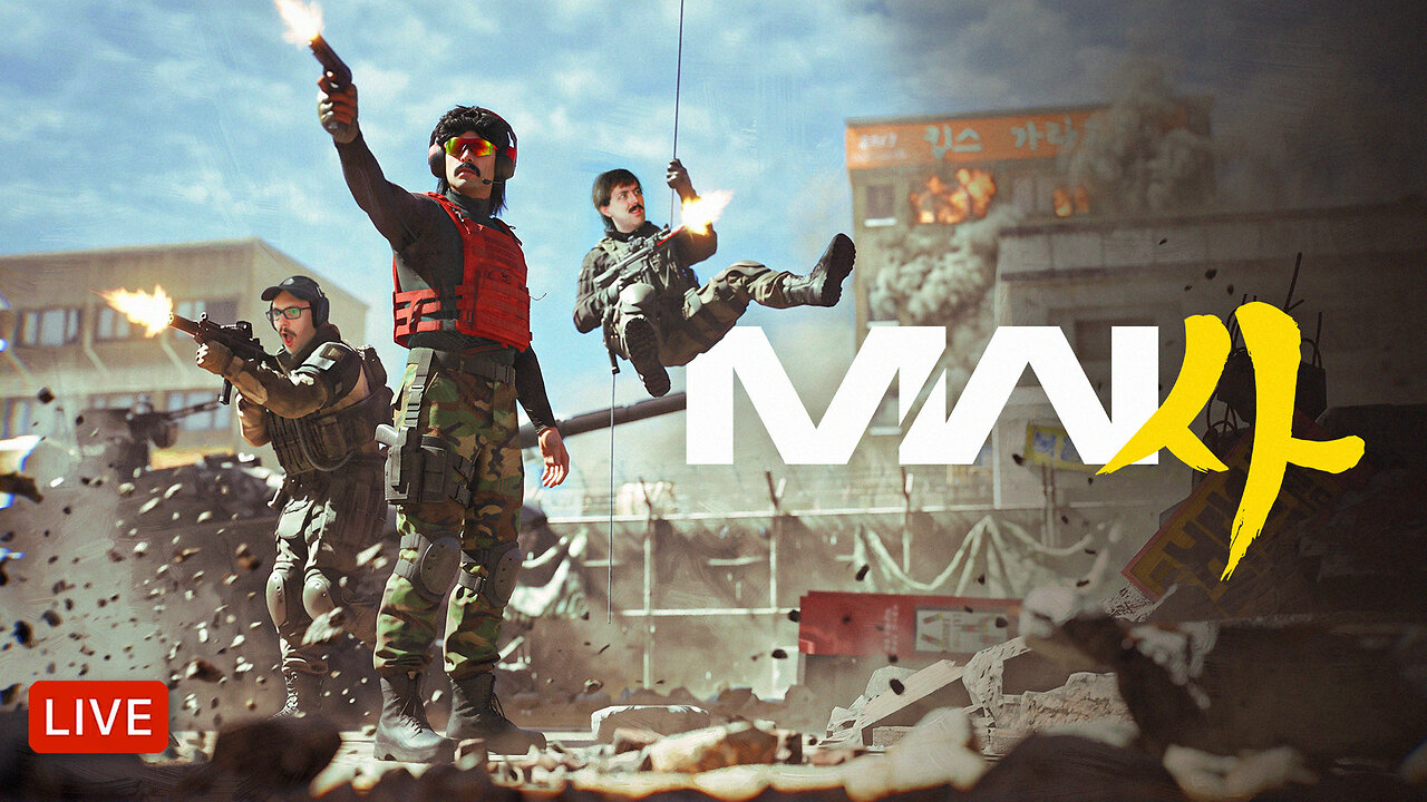 🔴DR DISRESPECT - MW4 WARZONE - THE LAST DROP thumbnail