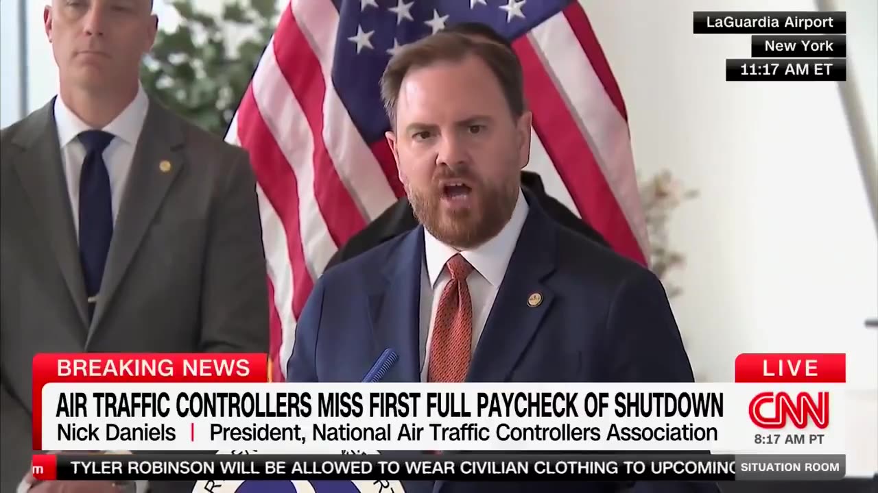 National Air Traffic Controllers Association President Nick Daniels: The message is simple: