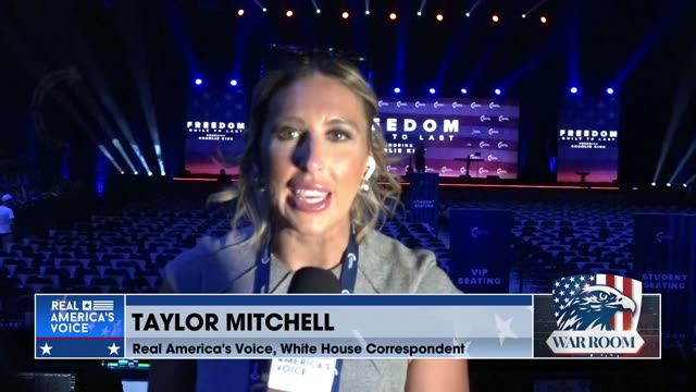 Taylor Mitchell: We've seen supporter after supporter come and pay their respects for Charlie Kirk. A man traveled all the way from Michigan with a gi