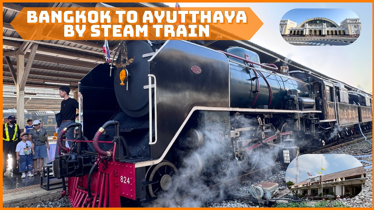 Steam Train Excursion from Hua Lamphong to Ayutthaya - Thailand - Oct ...
