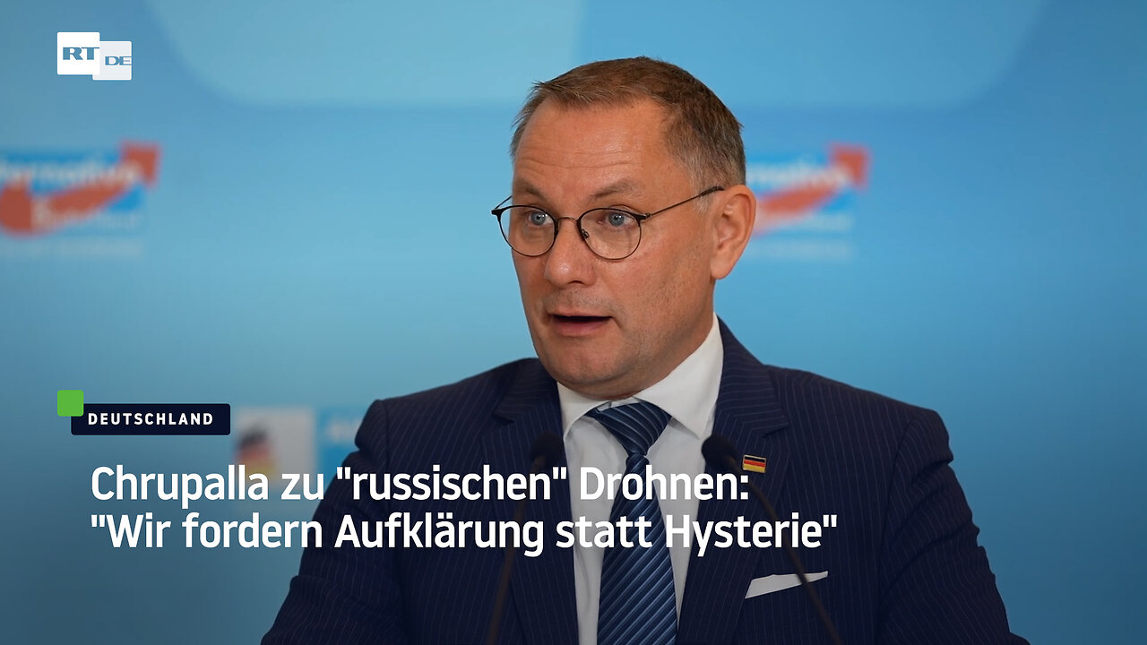 Chrupalla zu russischen Drohnen: Wir fordern Aufklärung statt Hysterie