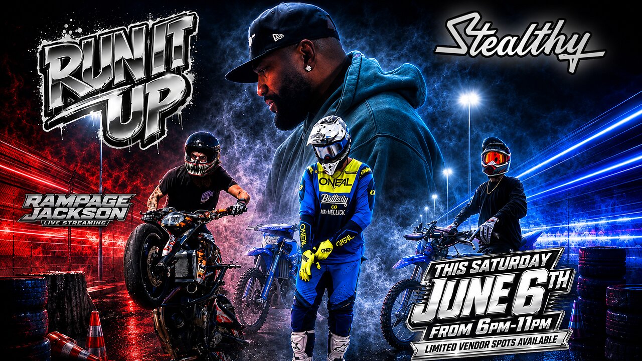 MOTORCYCLE STUNT RIDING TAKEOVER w/ STEALTH