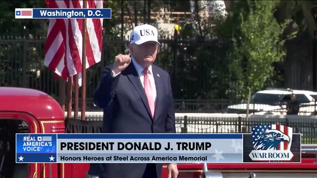President Donald J. Trump Honors Heroes at Steel Across America Memorial