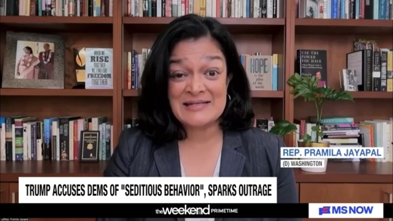 Pramila Jayapal Defends Six Seditious Democrats