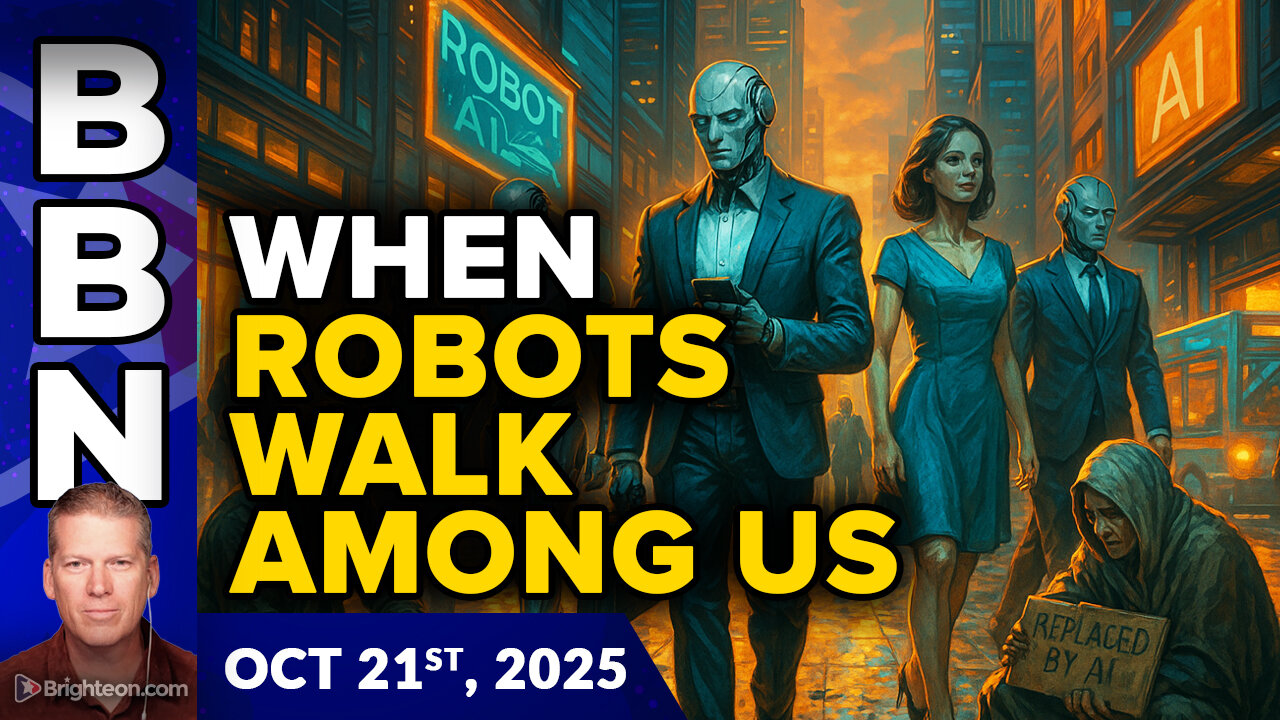 Brighteon Broadcast News, Oct 21, 2025: WHEN ROBOTS WALK AMONG US