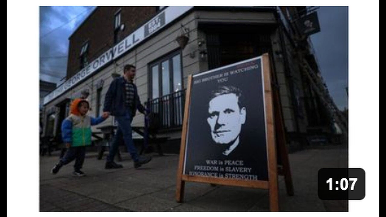 In UK’s New Brighton, a pub was renamed ‘George Orwell’ in protest against Labours digital ID policy