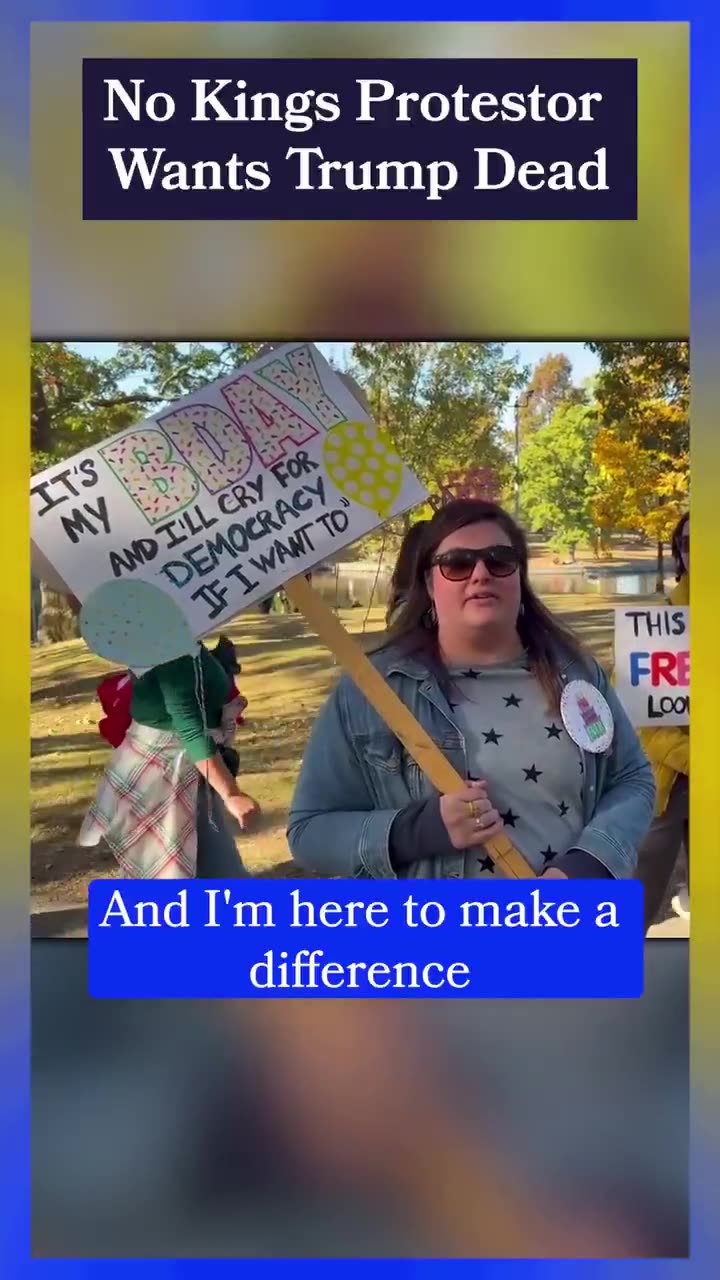 PURE EVIL: Mother who showed up to protest yesterday said her birthday wish