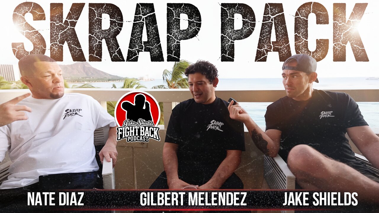 Jake Shields, Nate Diaz, and Gilbert Melendez - Skrap Pack Interview in Hawaii - Fight Back Ep. 112