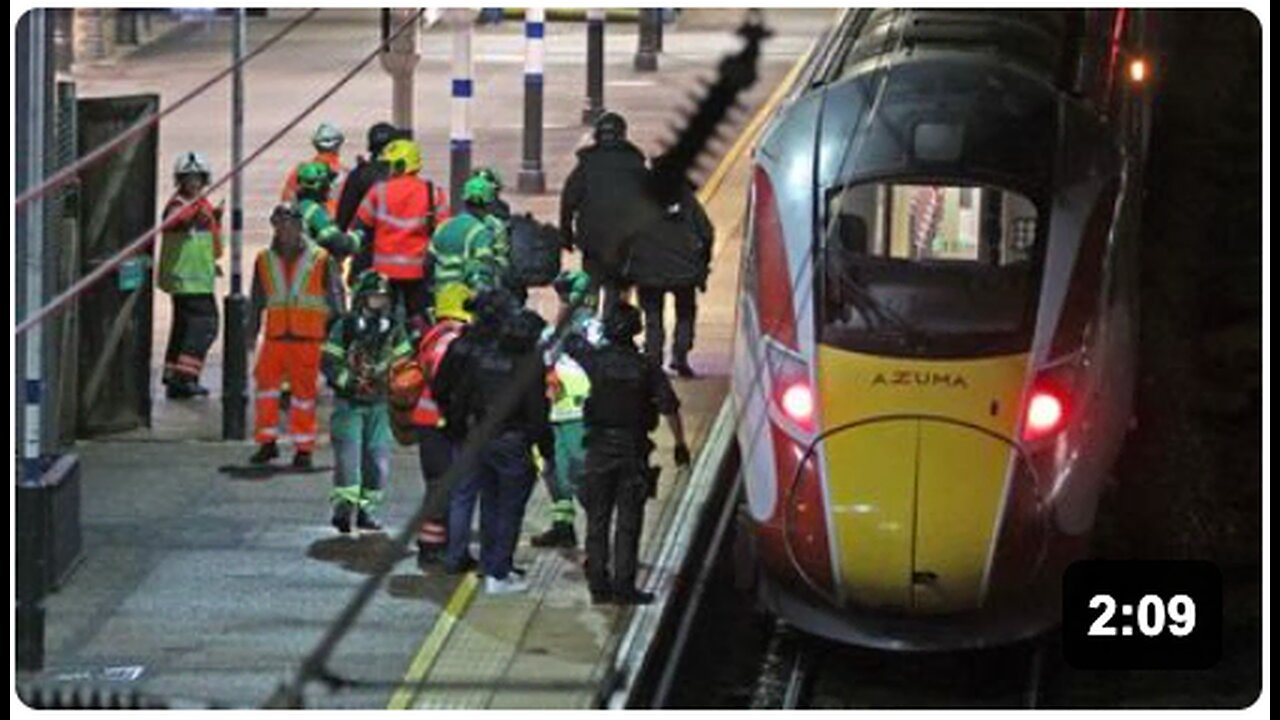 UK Psyop: Police rehearsed a knife attack scenario on a train line in March - heres what went differently this time
