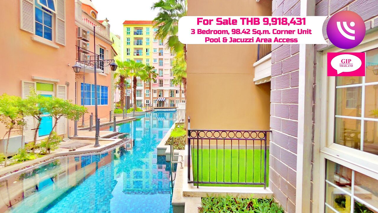 Seven Seas Côte dAzur, Na Jomtien, Thailand, THB 9,918,431, 3 Bedroom, For Sale