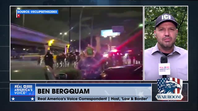 BERGQUAM: An Illegal Alien From Venezuela With Final Orders Of Removal Rams ICE Officers With His Vehicle And Gets Shot, And Congressmen Come Out And 