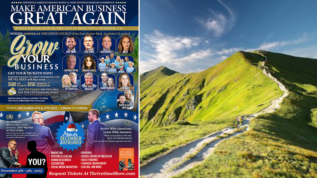 Business Coach | Learn The PROVEN PATH to Business Success Versus 96 Percent of Businesses Fail. - Inc. Magazine + Join Eric Trump At Clay Clarks Dec. 4-5 ThrivetimeShow.com Biz. Conference + 7 Client Success Stories