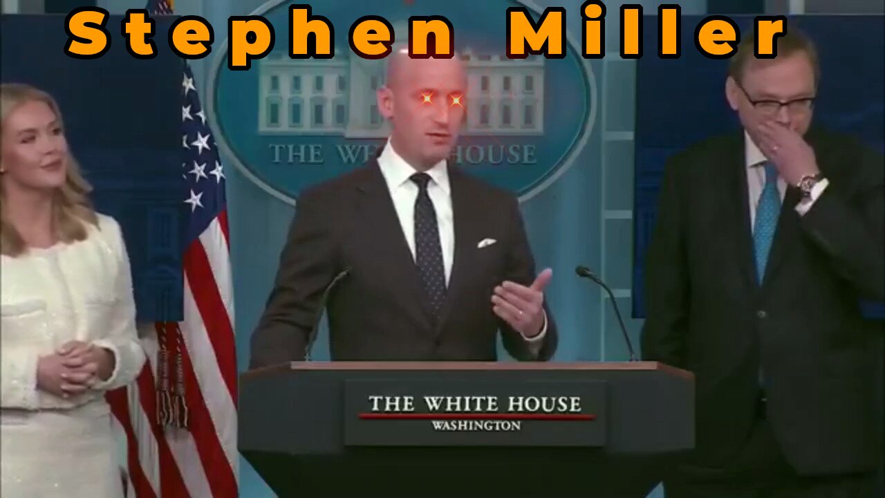 Stephen Miller schooling journalists