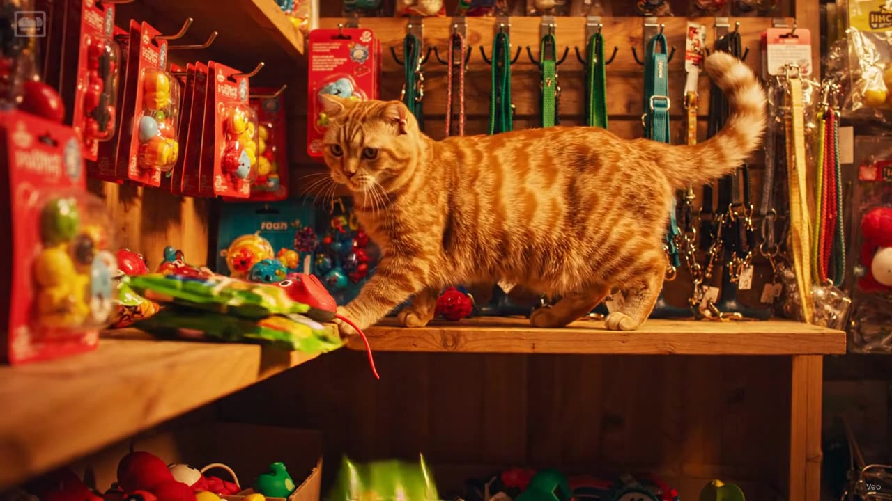 This Cats New Collar Bell Reaction Is Too Real (Funny AI Cat Video)
