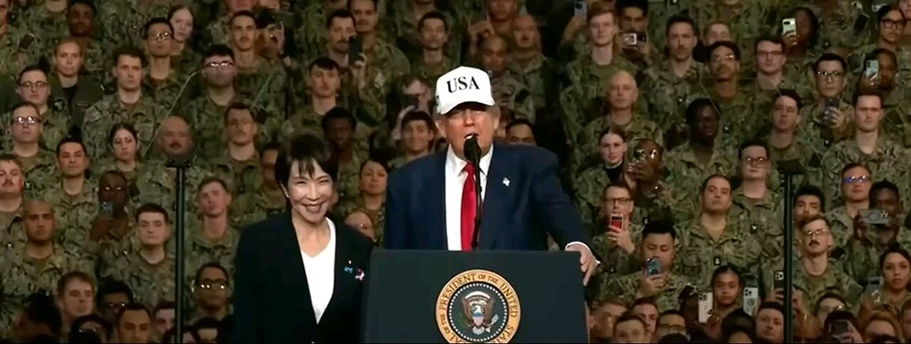 President Trump pays tribute to the first female Prime Minister of Japan