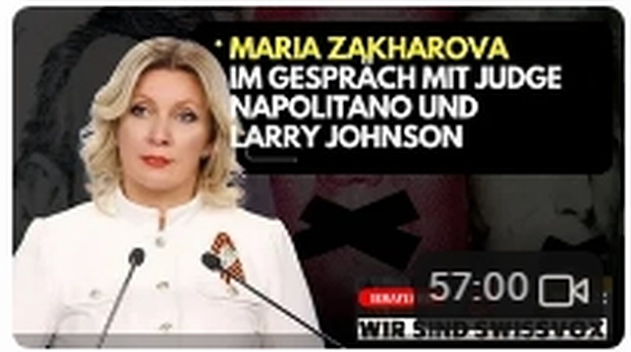Marija Sacharowa im Gespräch mit Judge Napolitano & Ex CIA-Offizier Larry C. Johnson - TASS Talk