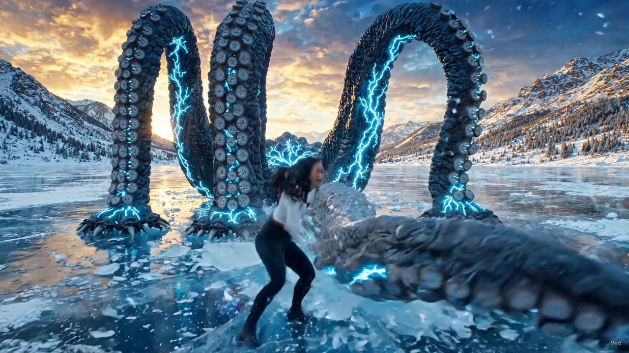 I Thought the Frozen Lake Was Safe... Until It Moved