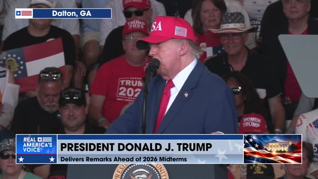 President Trump's Full Rally Speech In Dalton, GA