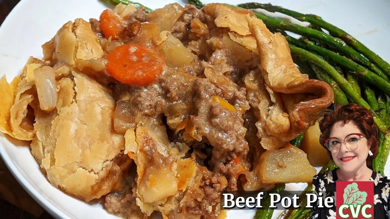 Tammys Beef Pot Pie, Old Fashioned Southern Cooking