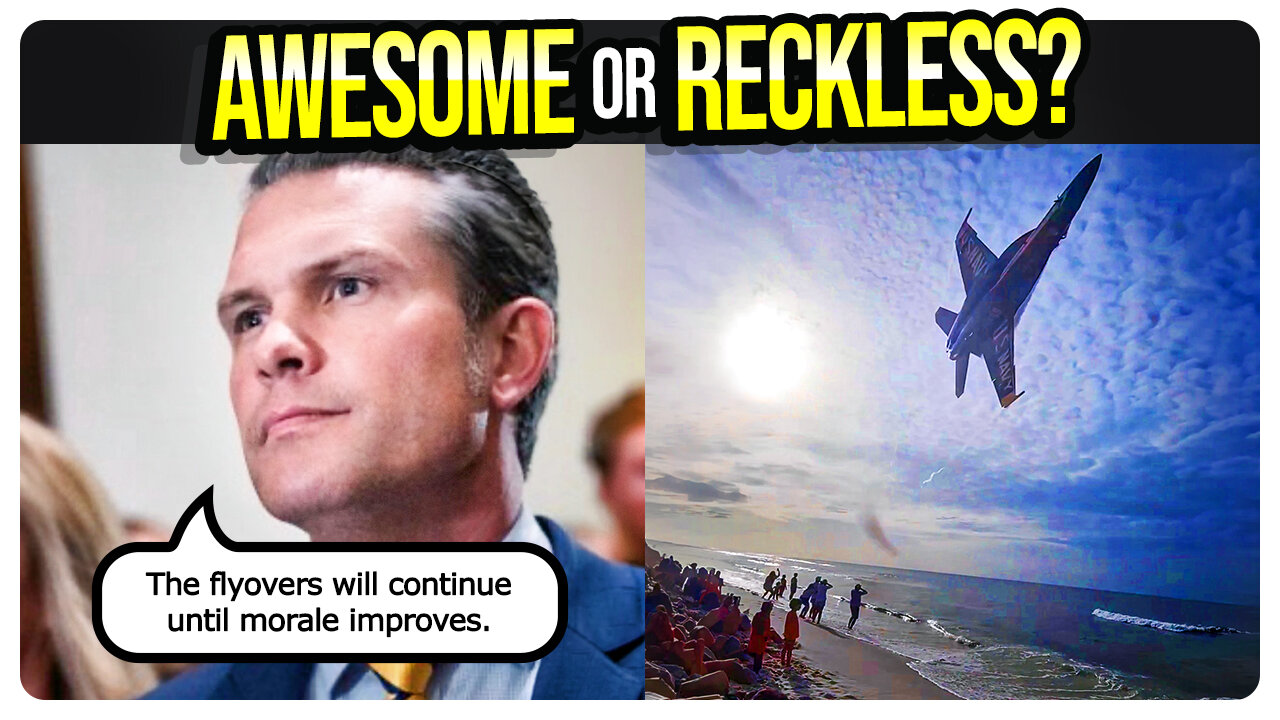 Blue Angels Flyby! Jeff Clark on Chinas Shadow Government! Marine Arrested for Threat! AND MORE!