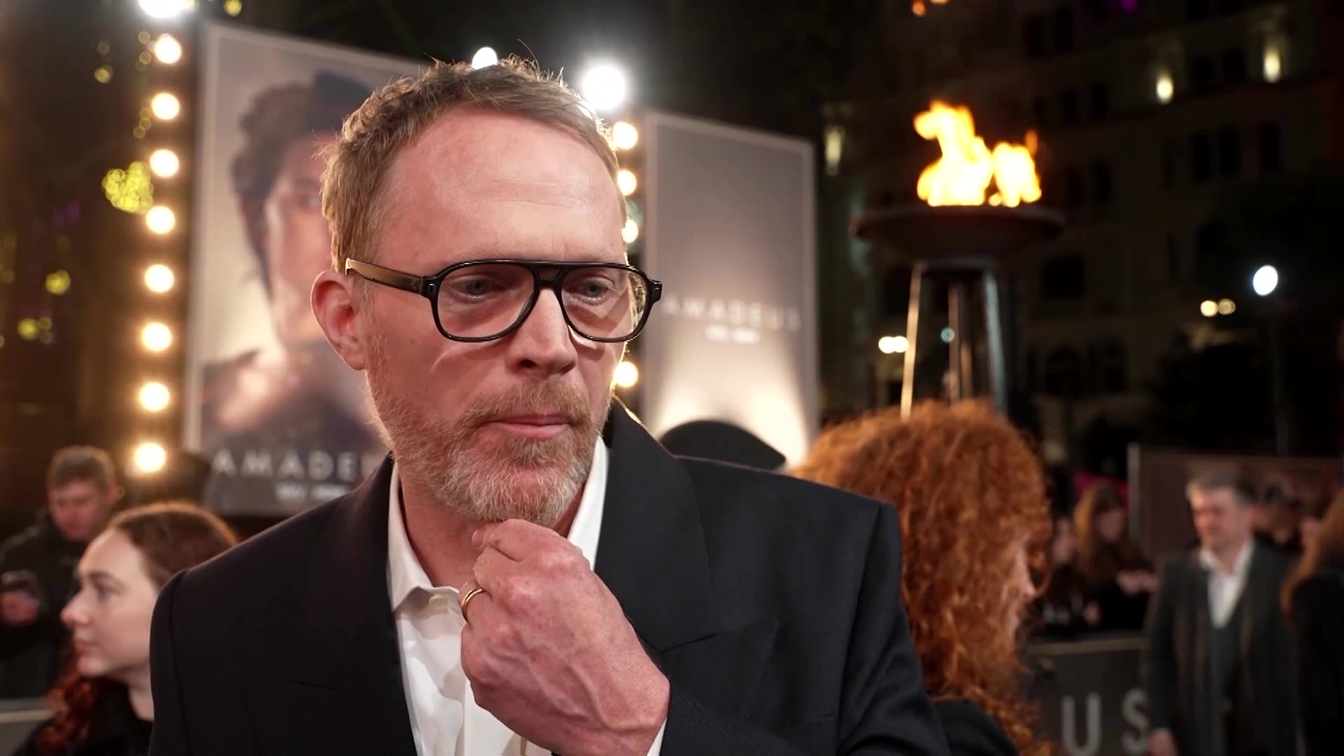Paul Bettany says it was fun to play the villain in Amadeus