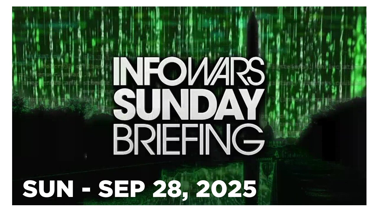 NICK SORTOR • INFOWARS SUNDAY BREIFING 9/28/25 • BREAKING Church Burned After Gunman Shoots 10