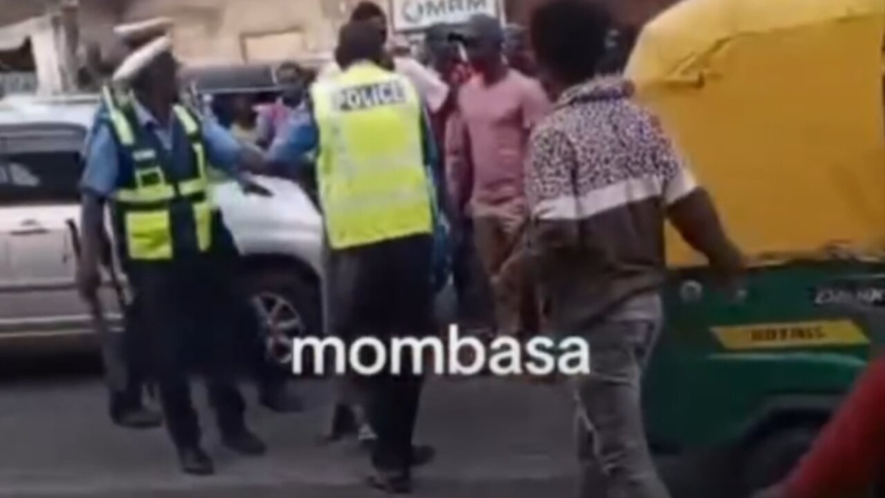 Driver Arrested for Attacking Cop With Panga (Caught On Camera)