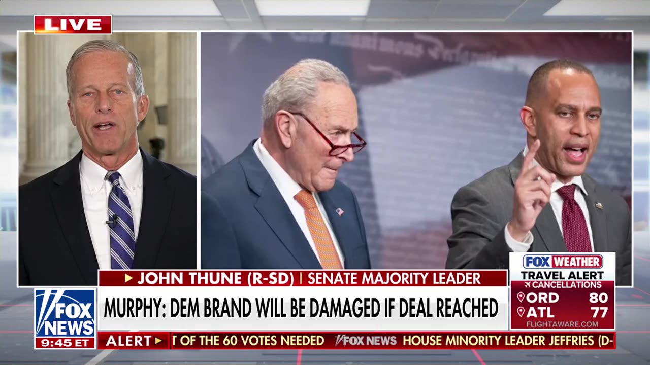 Thune ‘Willing to Give Dems a Vote in Latest Negotiations to End Schumer’s Shutdown