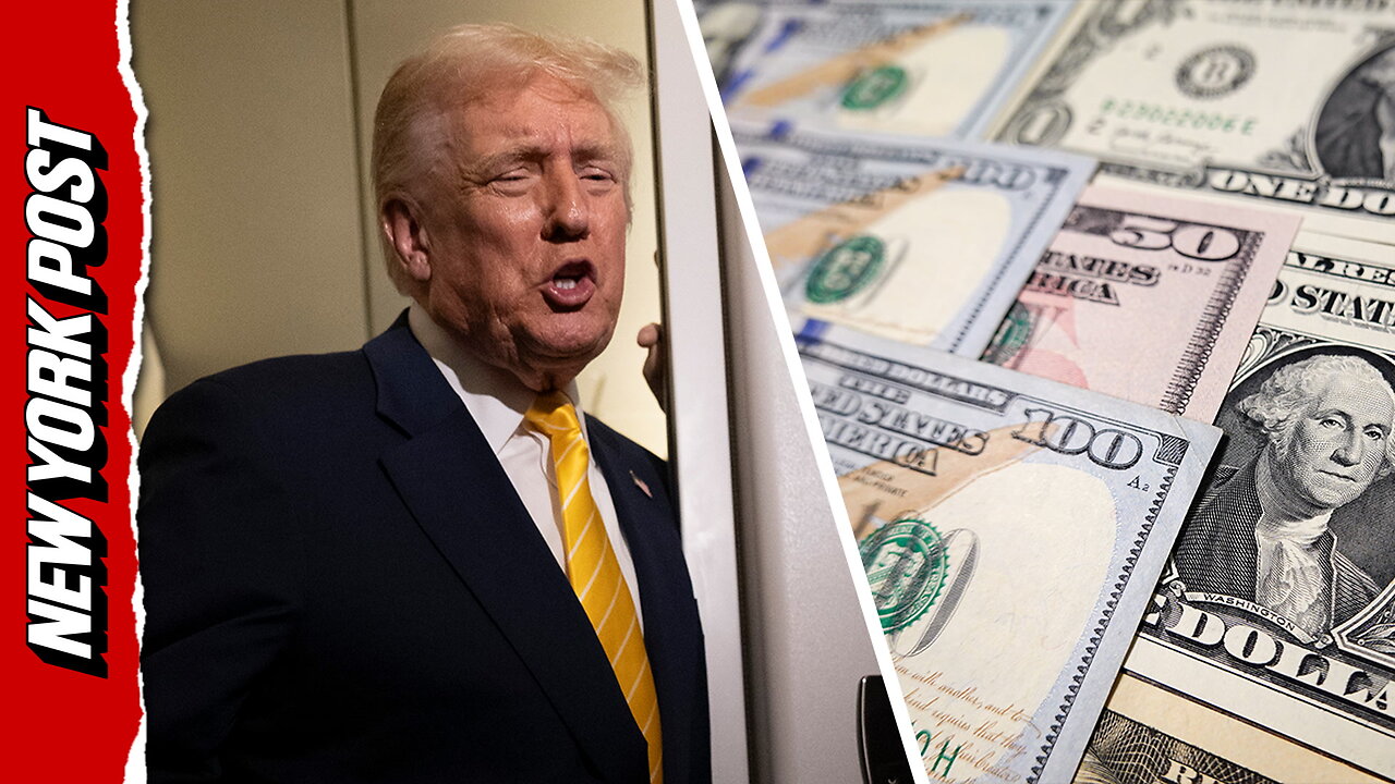 Trump tells reporters Everybody but the rich will get this when asked about the $2k handout