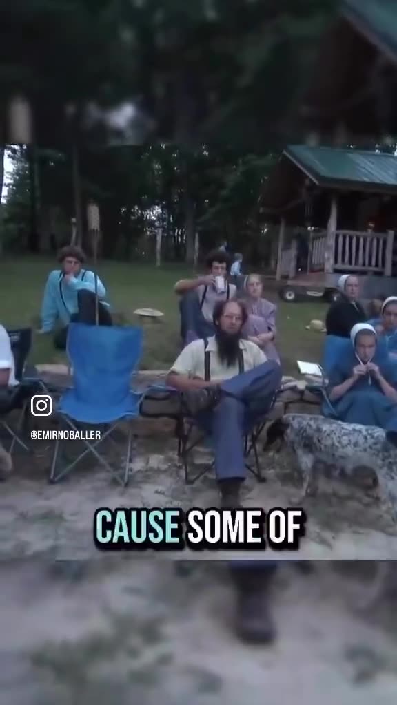 A Guy videos himself Telling the Amish about scientology