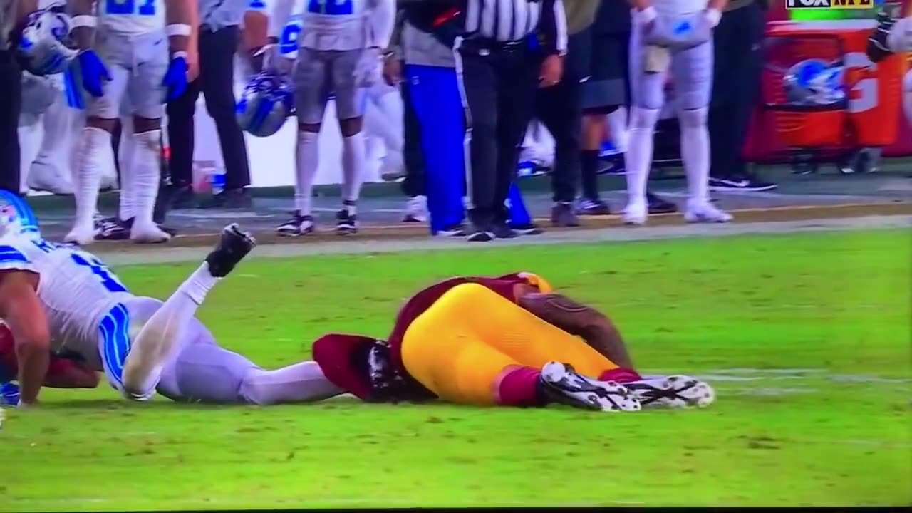 Commanders LB #51 Ale Kaho Injury.
