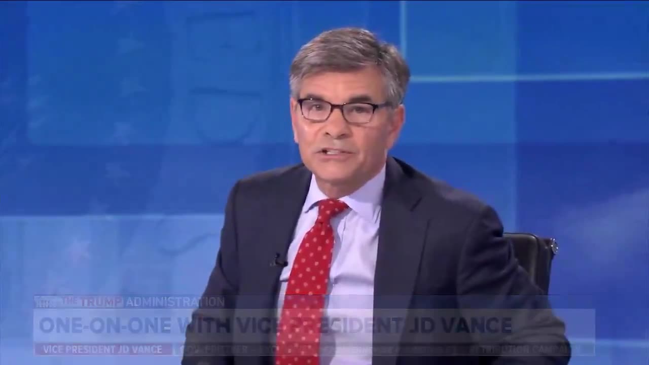 JD Vance Annihilates George Stephanopoulos, Who Immediately Cuts Him Off and Goes to Commercial
