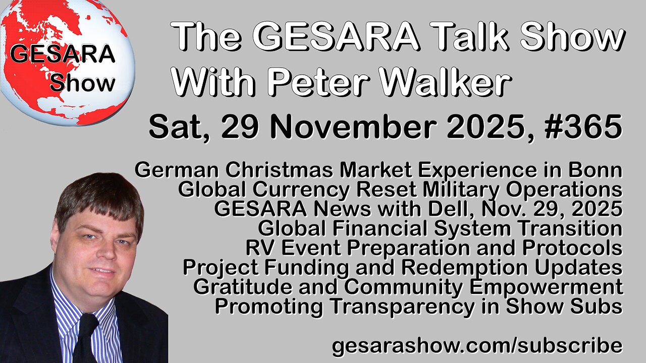 2025-11-29 GESARA Talk Show 365 - Saturday