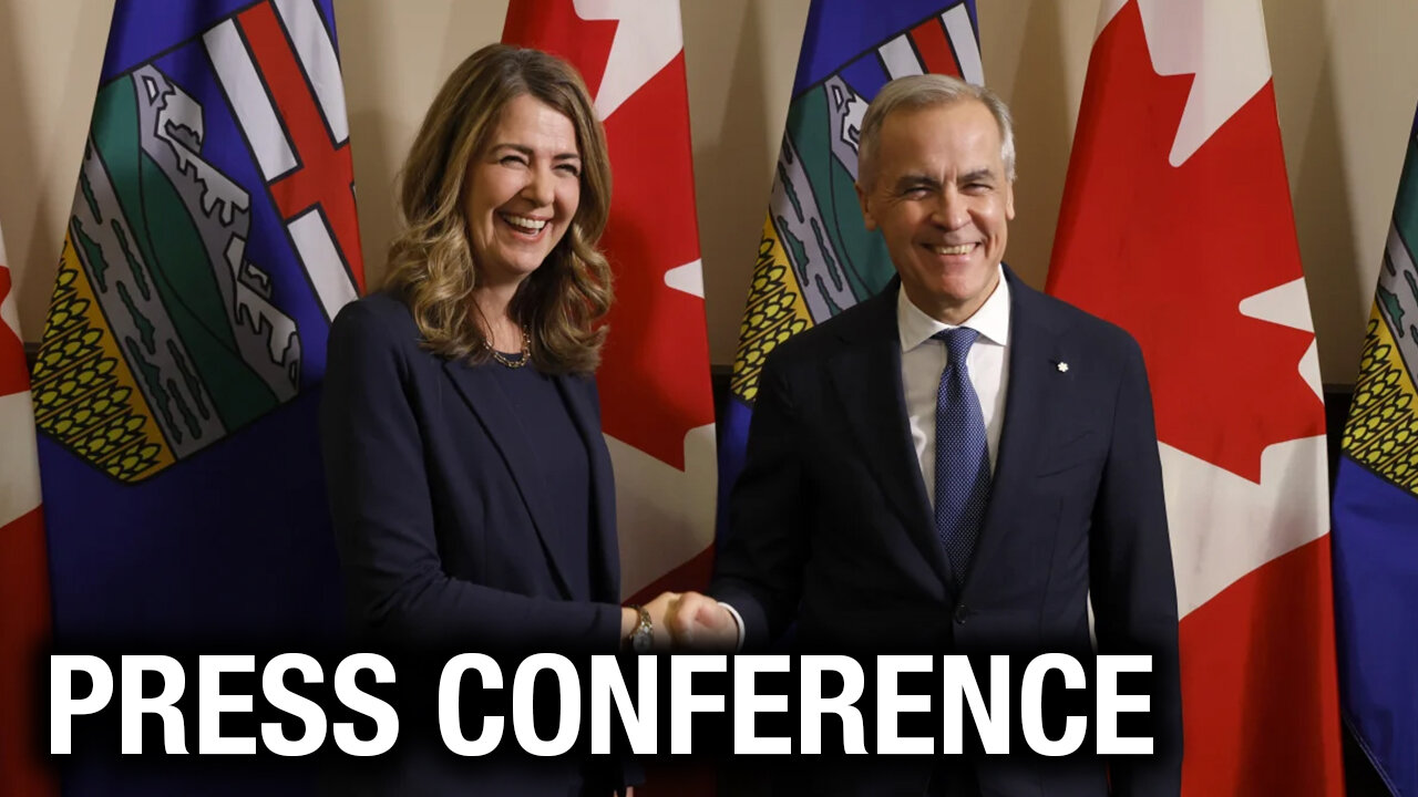 LIVE: Mark Carney and Danielle Smith discuss new pipeline project