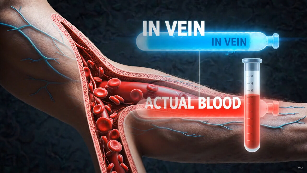 Your Veins Look Blue, But Your Blood Is Never Actually Blue