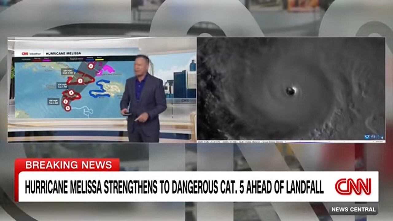 ‘Catastrophic’ Category 5 Hurricane Melissa hours away from hitting Jamaica