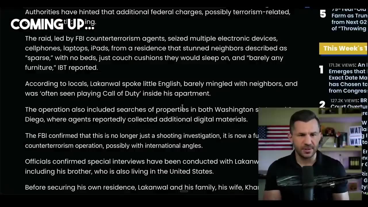 Robert Gouveia Esq.-Afghan Attacker Vetted by CIA