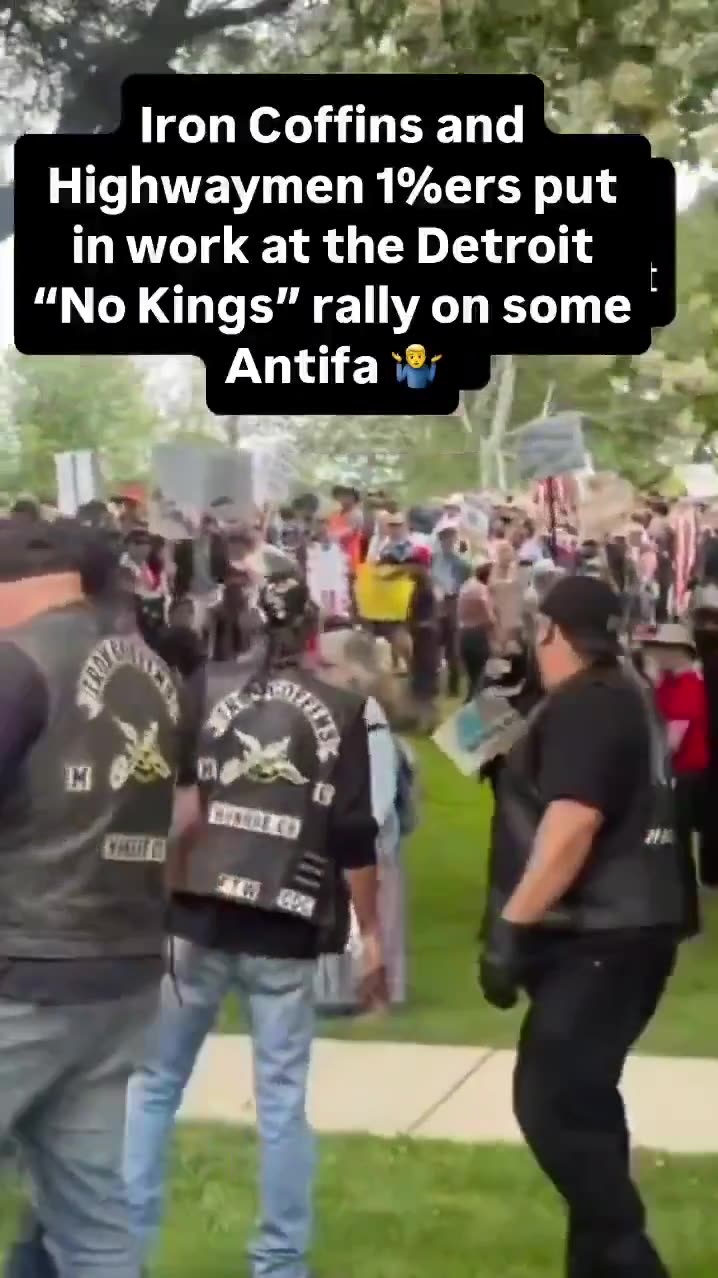 MC club 1, antifa 0